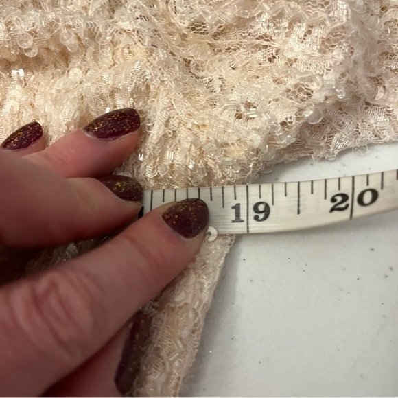 MAC DUGGAL 93679 dress gown pink size 6 formal long sleeve lace beaded NWT - Picture 15 of 16